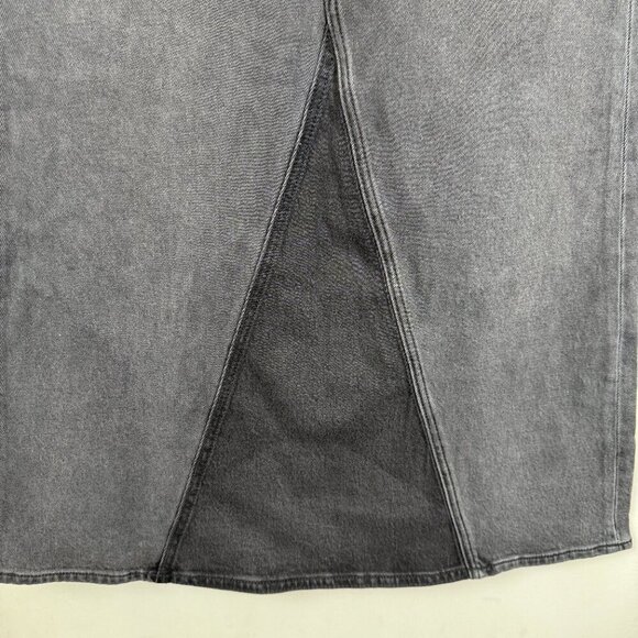 Joe's Tulie Denim Midi Skirt Womens 23 Black With Grace Vintage Stretch $228 NWT - Picture 8 of 15